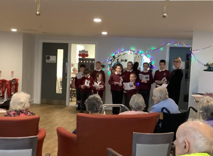 Singing at the care home